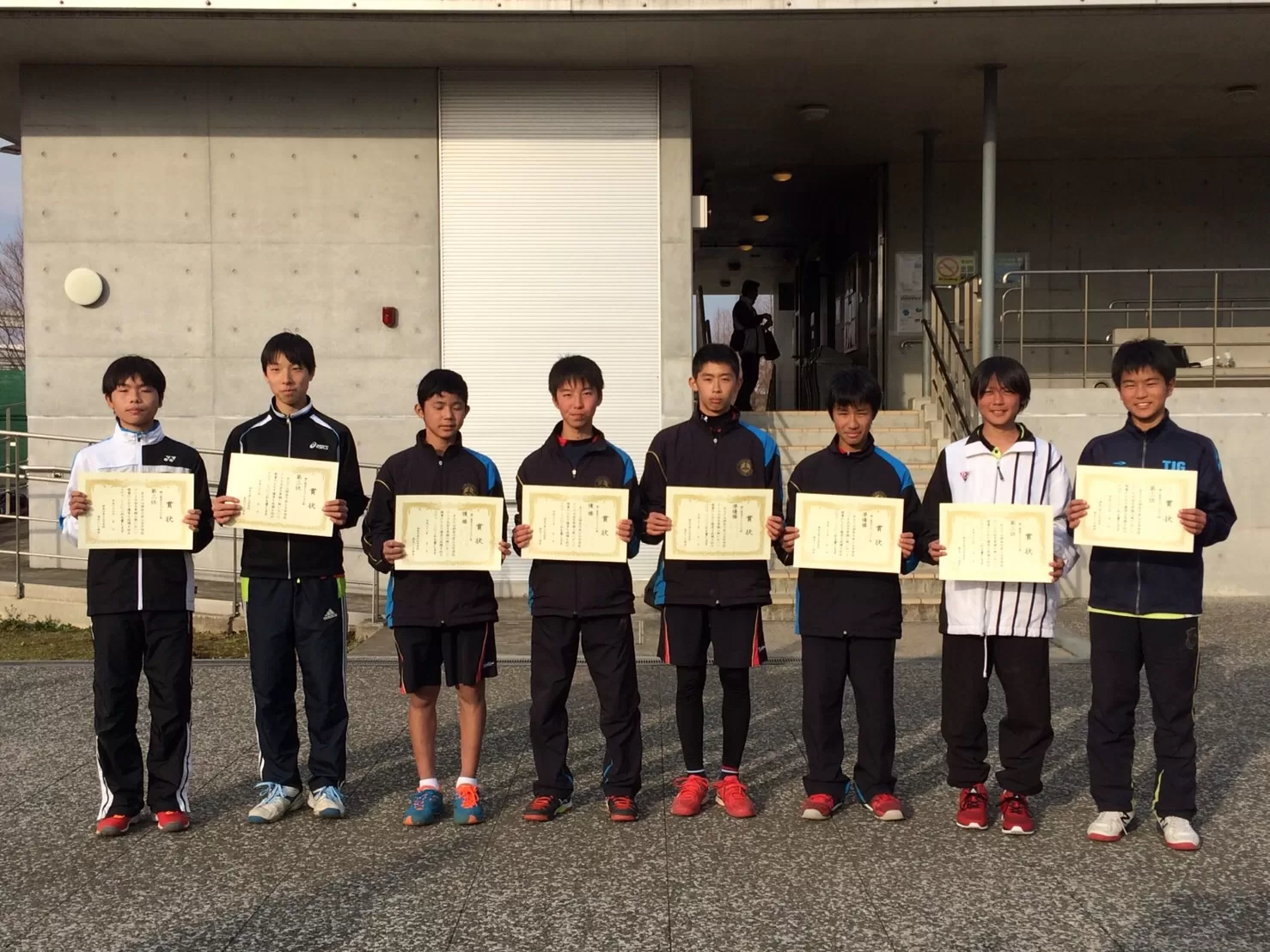 公立大会ダブルス優勝